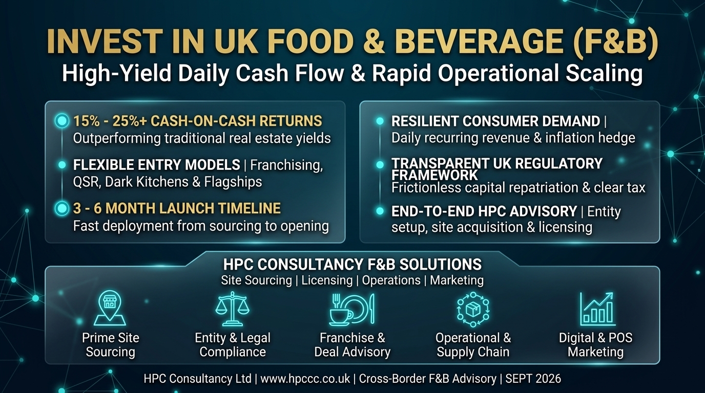 Why Romania Investors Must Consider the UK Food and Beverage Sector as Their Primary Entry Point